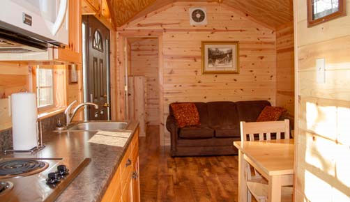 cabin living area