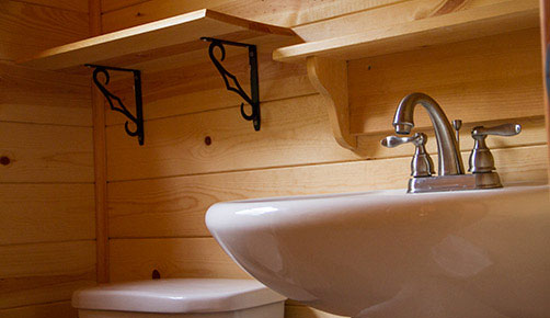 cabin bathroom