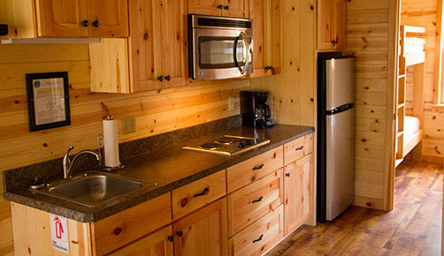 cabin kitchen