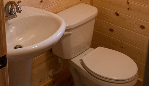 cabin bathroom