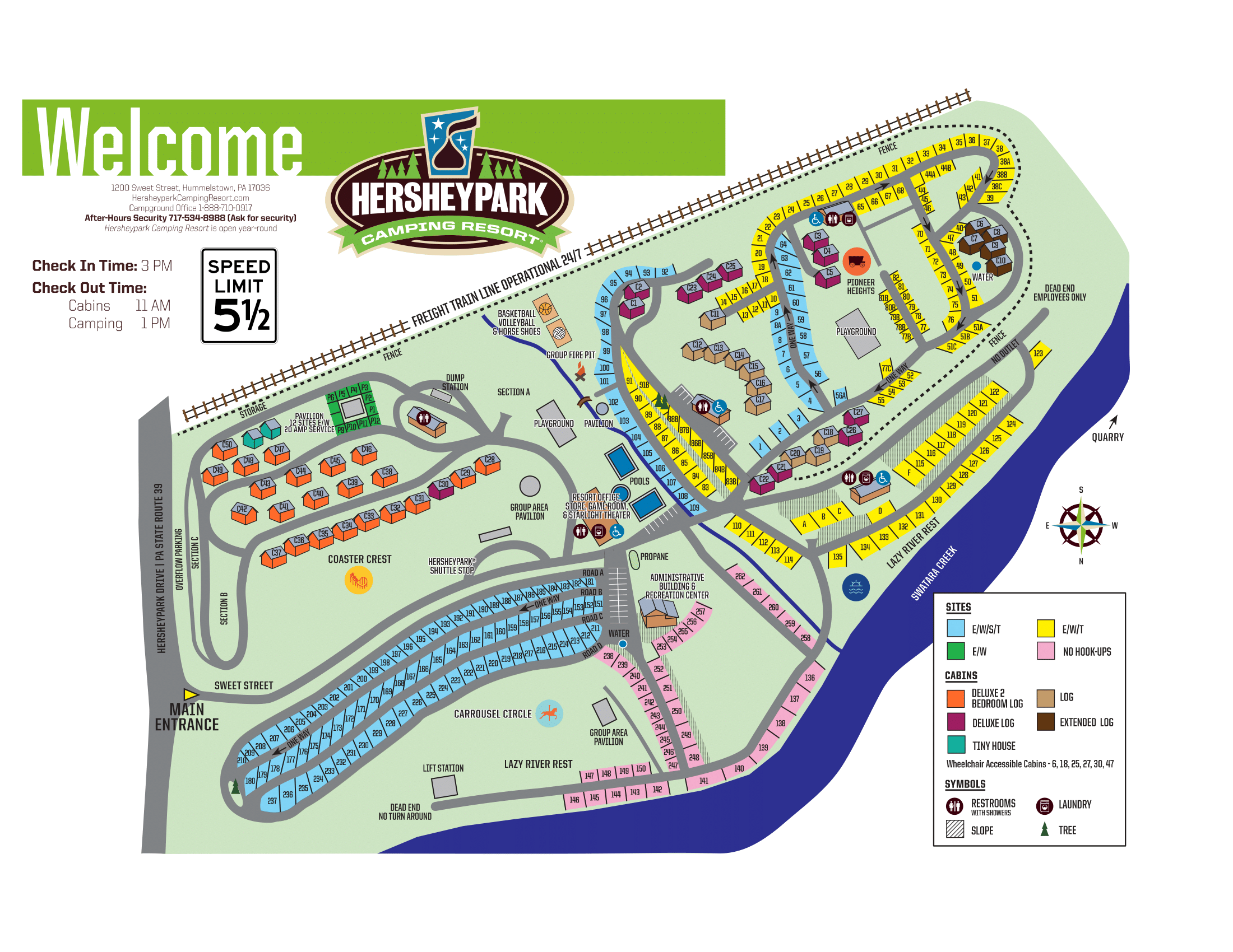 map of campground