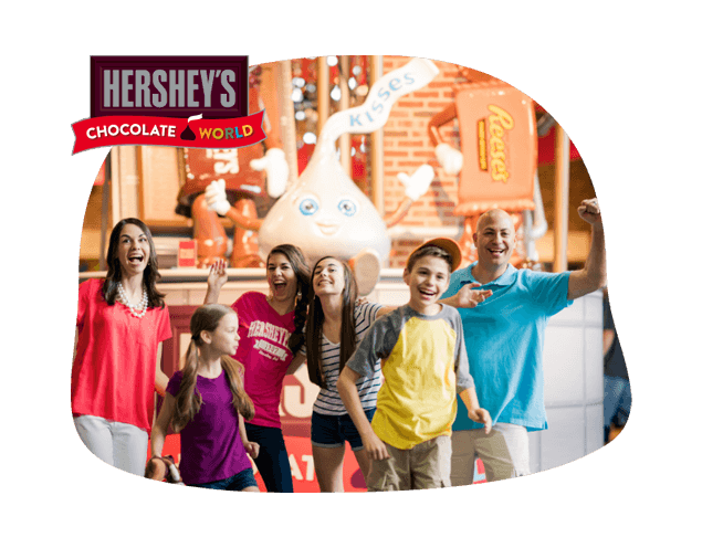 family enjoying Chocolate World